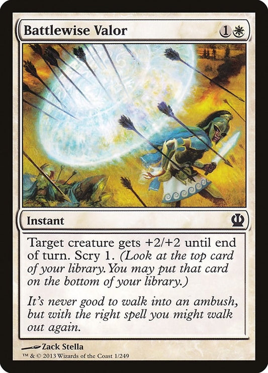 Image for Battlewise Valor (1) (Theros) - Magic: The Gathering
