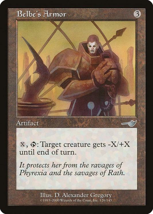 Image for Belbe's Armor (126) (Nemesis) - Magic: The Gathering