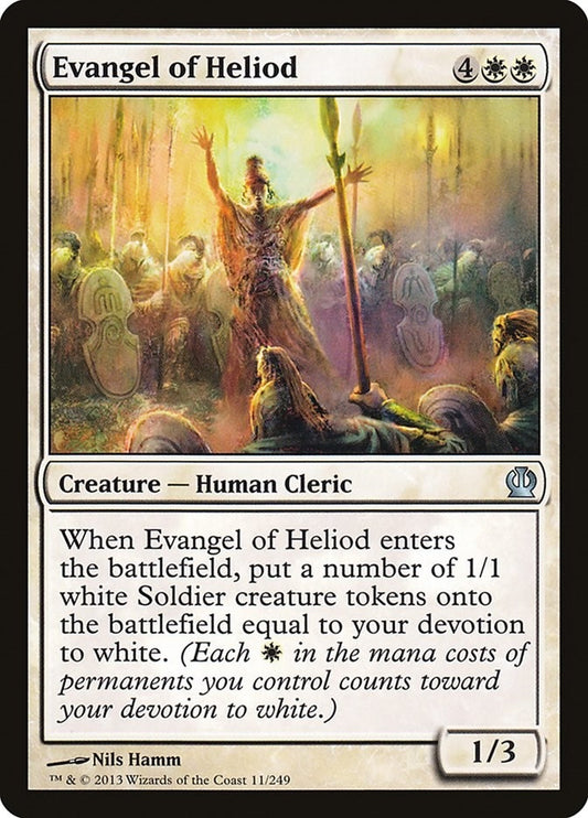 Image for Evangel of Heliod (11) (Theros) - Magic: The Gathering