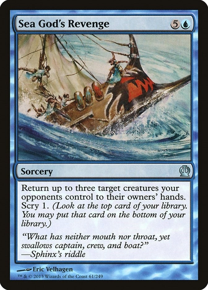 Image for Sea God's Revenge (61) (Theros) - Magic: The Gathering