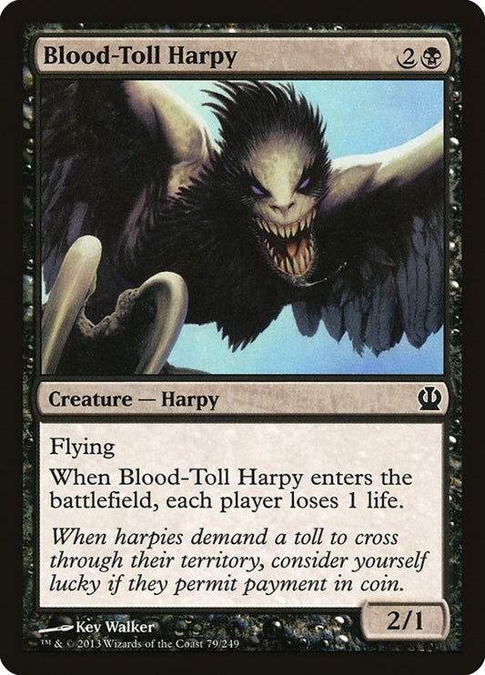 Image for Blood-Toll Harpy (79) (Theros) - Magic: The Gathering