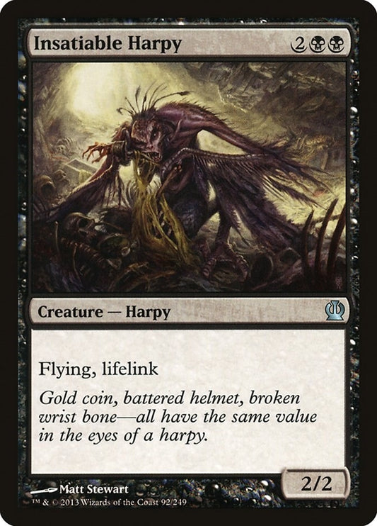 Image for Insatiable Harpy (92) (Theros) - Magic: The Gathering