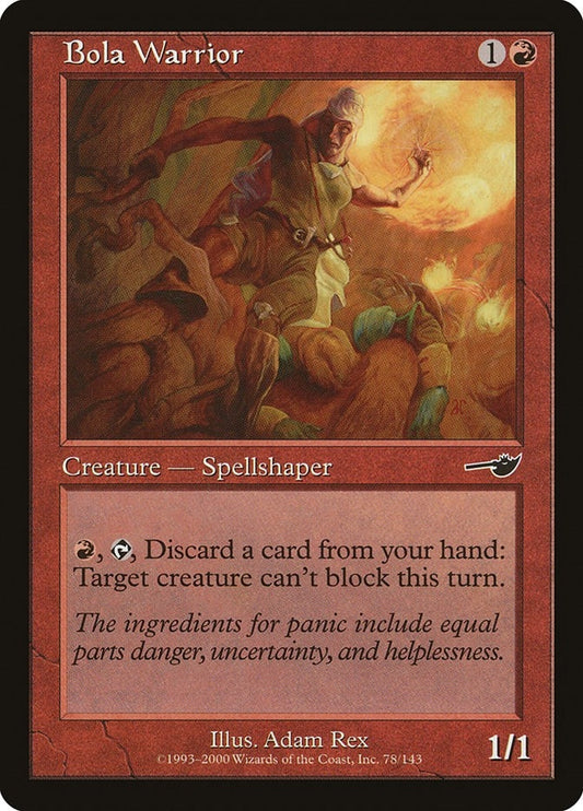 Image for Bola Warrior (78) (Nemesis) - Magic: The Gathering