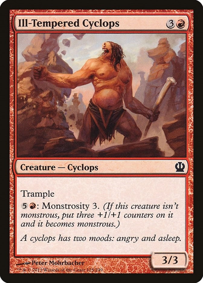 Image for Ill-Tempered Cyclops (125) (Theros) - Magic: The Gathering
