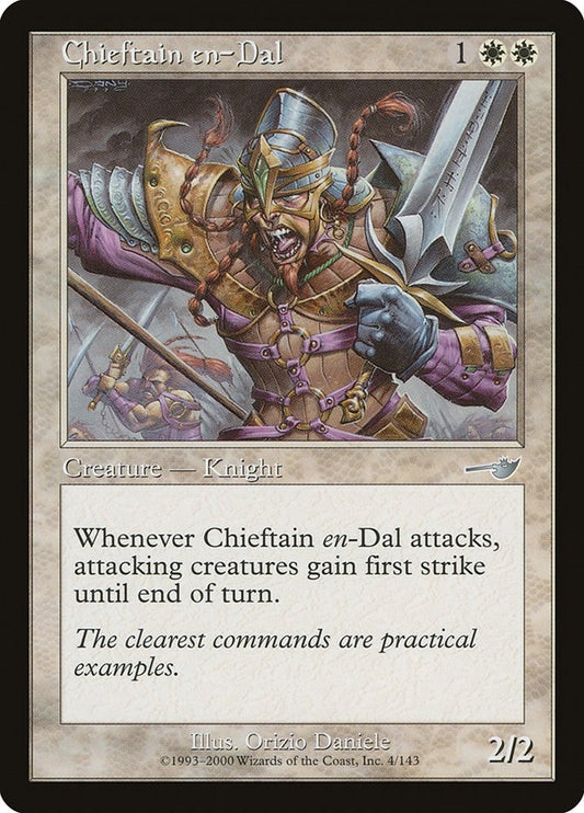 Image for Chieftain en-Dal (4) (Nemesis) - Magic: The Gathering