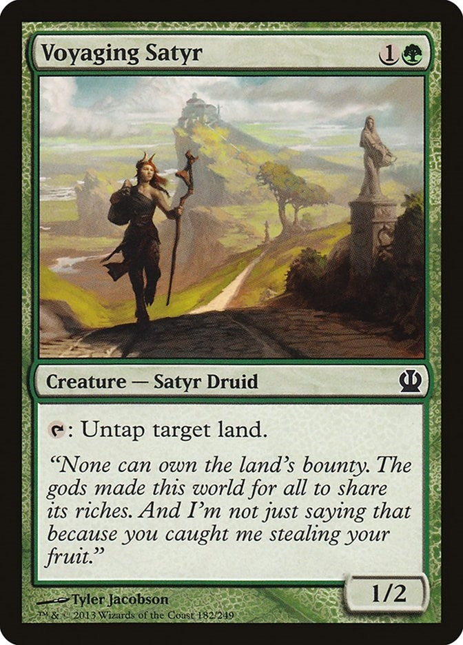 Image for Voyaging Satyr (182) (Theros) - Magic: The Gathering