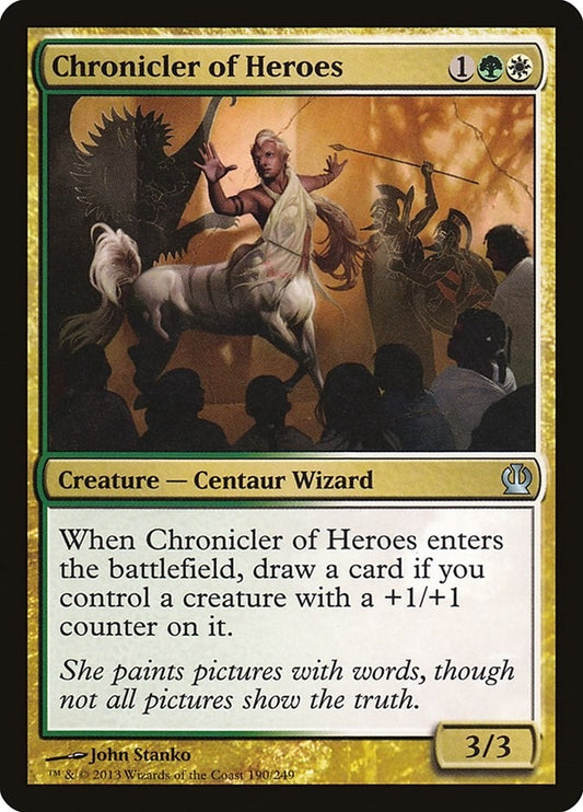 Image for Chronicler of Heroes (190) (Theros) - Magic: The Gathering