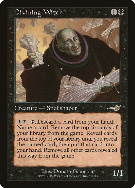 Image for Divining Witch (57) (Nemesis) - Magic: The Gathering