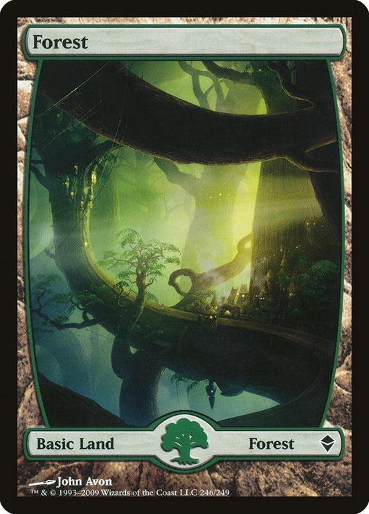 Image for Forest (246) - Full Art (246) (Zendikar) - Magic: The Gathering