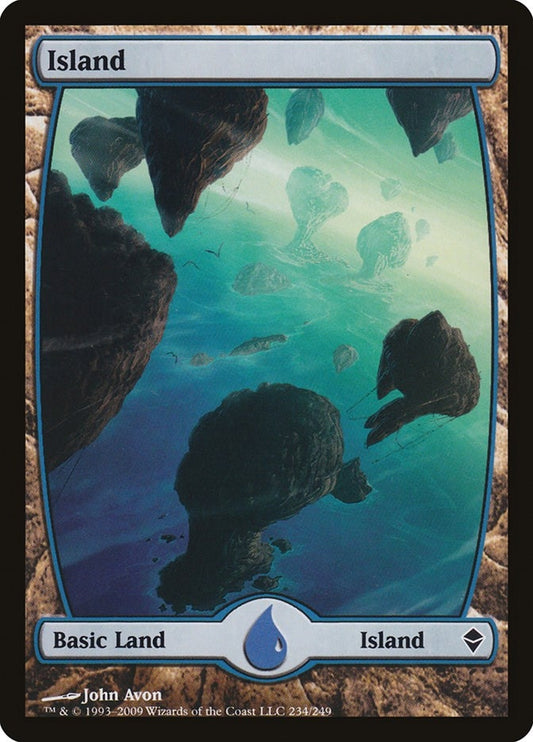Image for Island (234) - Full Art (234) (Zendikar) - Magic: The Gathering