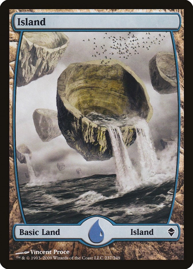 Image for Island (237) - Full Art (237) (Zendikar) - Magic: The Gathering