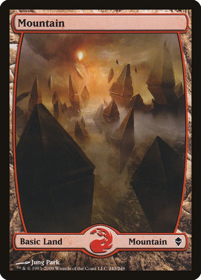 Image for Mountain (243) - Full Art (243) (Zendikar) - Magic: The Gathering