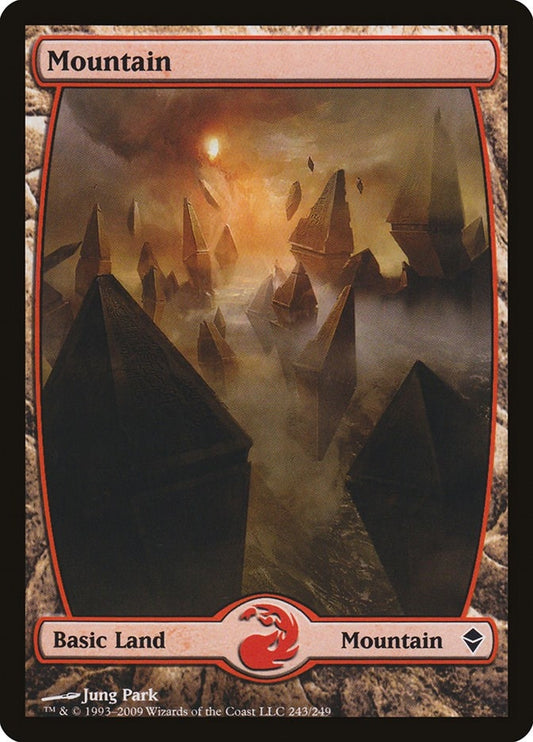 Image for Mountain (243) - Full Art (243) (Zendikar) - Magic: The Gathering