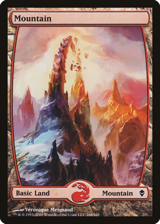 Image for Mountain (244) - Full Art (244) (Zendikar) - Magic: The Gathering