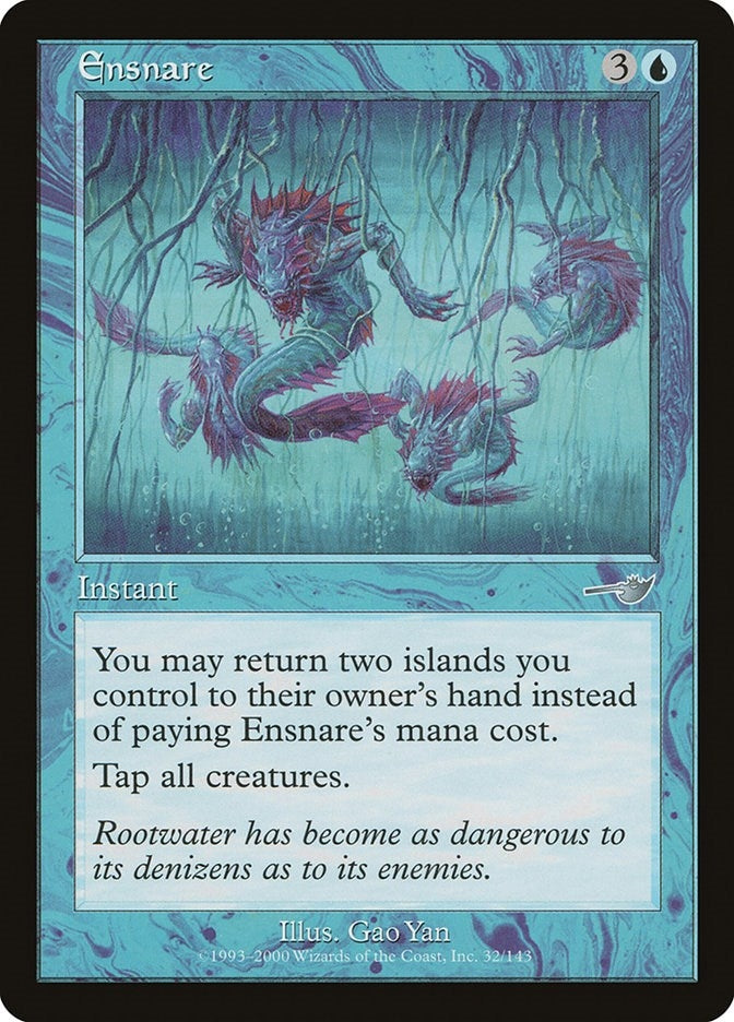 Image for Ensnare (32) (Nemesis) - Magic: The Gathering