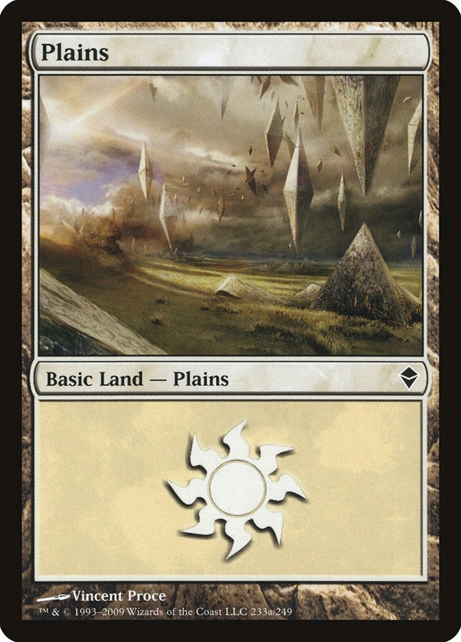 Image for Plains (233a) (233a) (Zendikar) - Magic: The Gathering