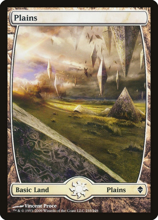 Image for Plains (233) - Full Art (233) (Zendikar) - Magic: The Gathering