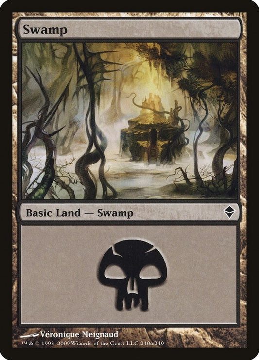 Image for Swamp (240a) (240a) (Zendikar) - Magic: The Gathering