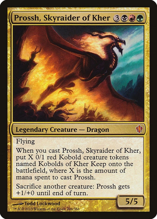 Image for Prossh, Skyraider of Kher (204) (Commander 2013) - Magic: The Gathering