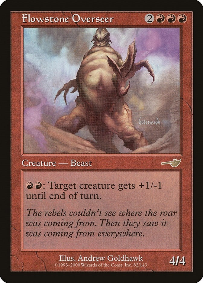 Image for Flowstone Overseer (82) (Nemesis) - Magic: The Gathering
