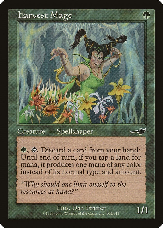 Image for Harvest Mage (105) (Nemesis) - Magic: The Gathering
