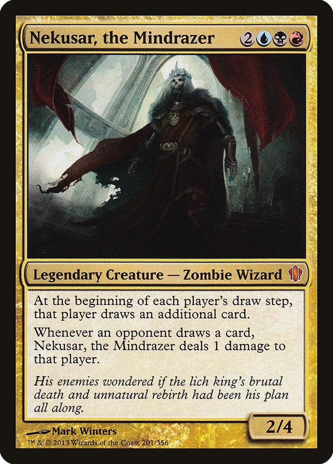 Image for Nekusar, the Mindrazer (201) (Commander 2013) - Magic: The Gathering