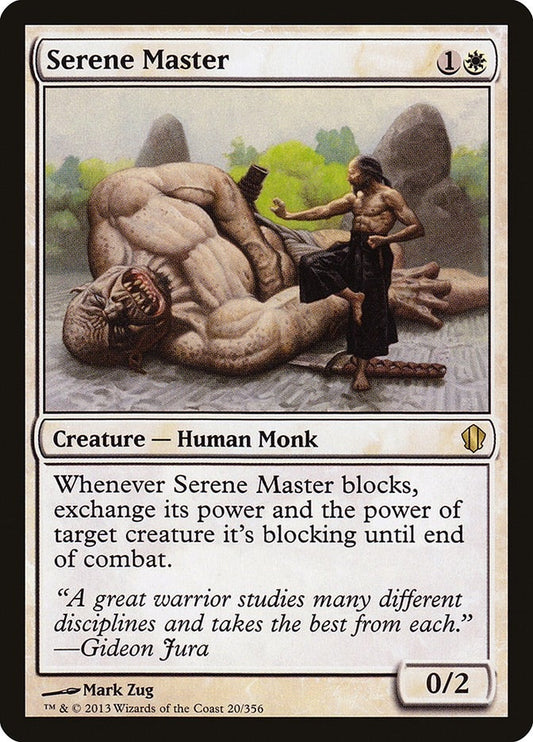 Image for Serene Master (20) (Commander 2013) - Magic: The Gathering