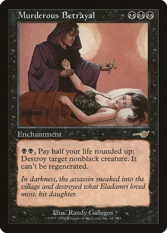 Image for Murderous Betrayal (61) (Nemesis) - Magic: The Gathering