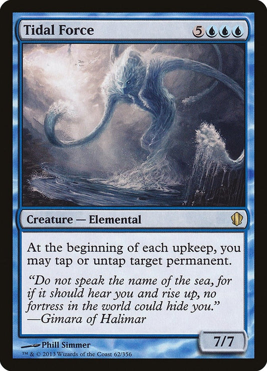Image for Tidal Force (62) (Commander 2013) - Magic: The Gathering