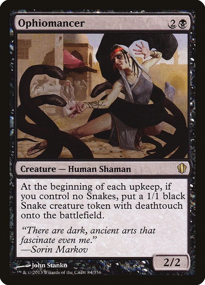 Image for Ophiomancer (84) (Commander 2013) - Magic: The Gathering