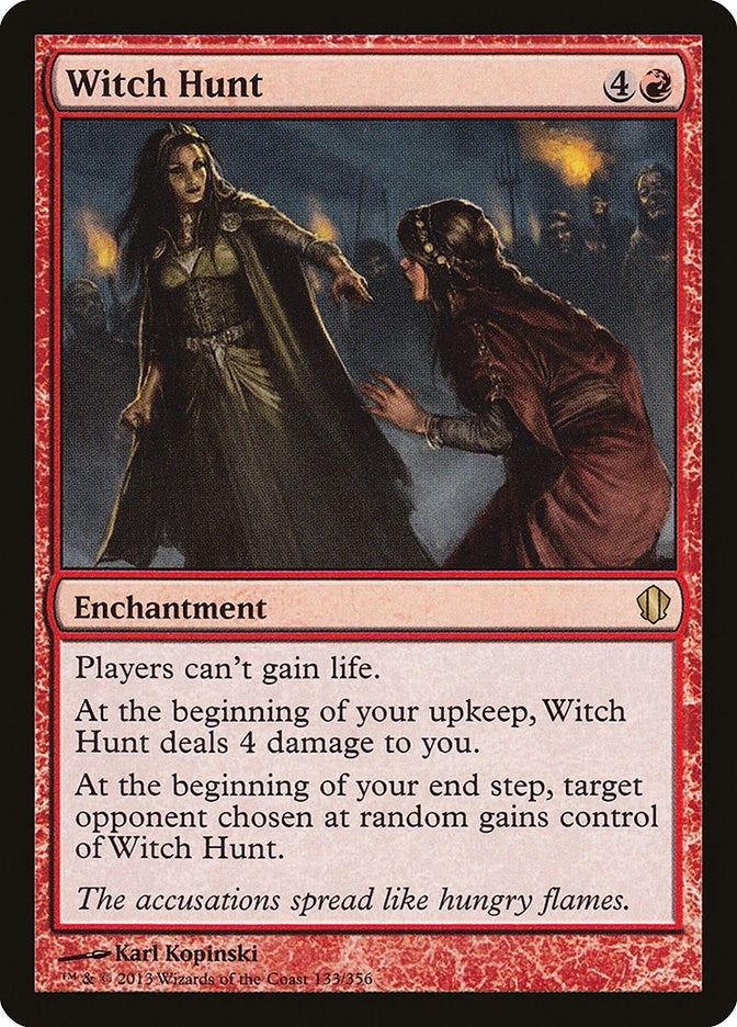 Image for Witch Hunt (133) (Commander 2013) - Magic: The Gathering