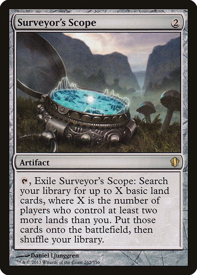 Image for Surveyor's Scope (262) (Commander 2013) - Magic: The Gathering
