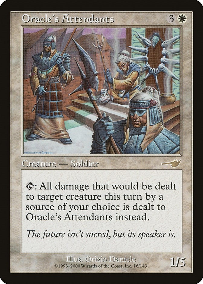 Image for Oracle's Attendants (16) (Nemesis) - Magic: The Gathering