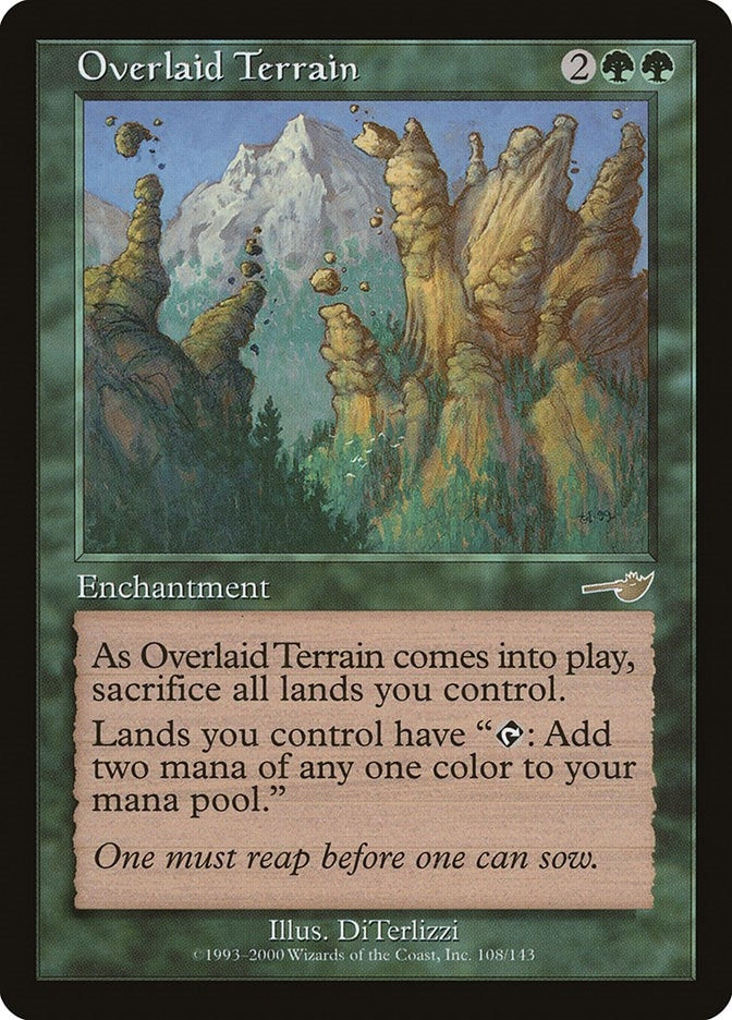 Image for Overlaid Terrain (108) (Nemesis) - Magic: The Gathering