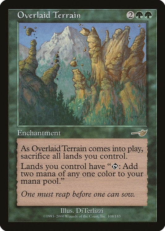 Image for Overlaid Terrain (108) (Nemesis) - Magic: The Gathering