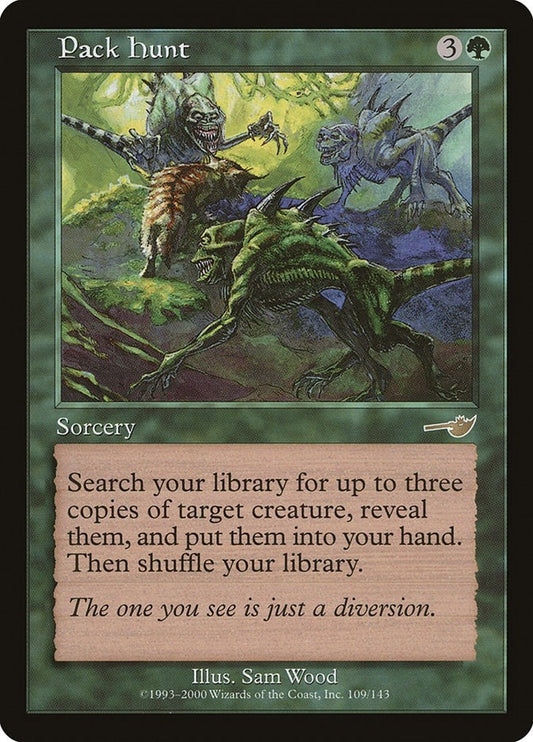 Image for Pack Hunt (109) (Nemesis) - Magic: The Gathering