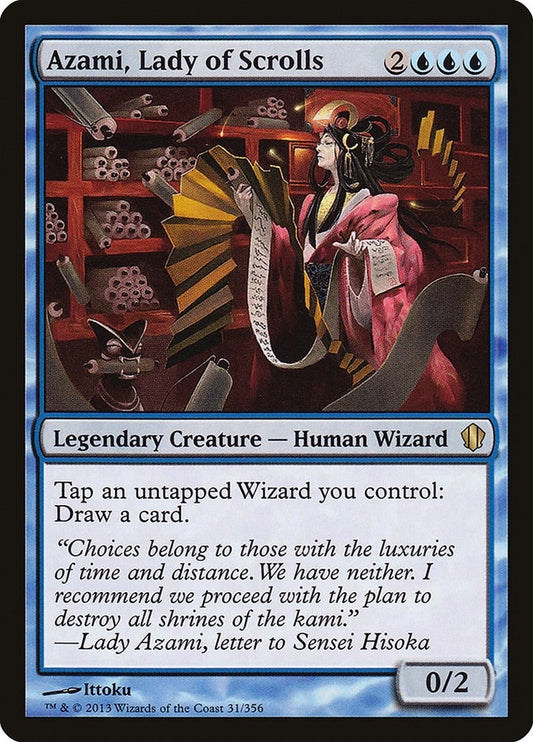 Image for Azami, Lady of Scrolls (31) (Commander 2013) - Magic: The Gathering