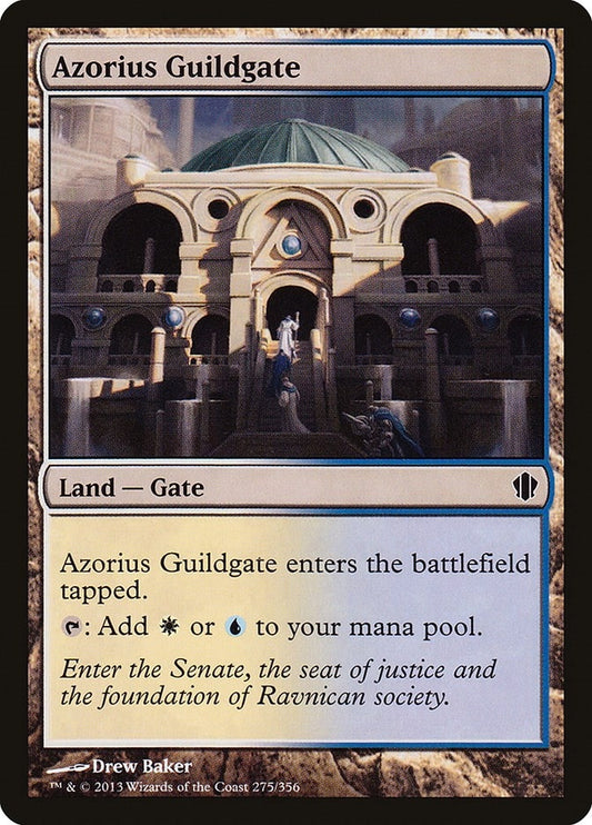 Image for Azorius Guildgate (275) (Commander 2013) - Magic: The Gathering