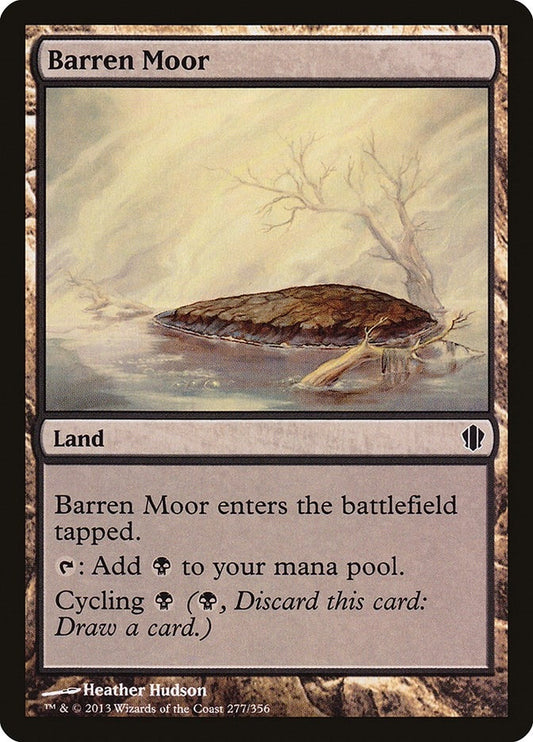 Image for Barren Moor (277) (Commander 2013) - Magic: The Gathering