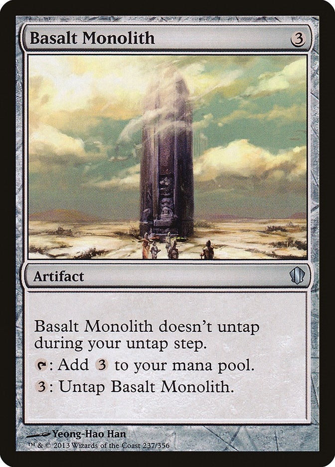 Image for Basalt Monolith (237) (Commander 2013) - Magic: The Gathering