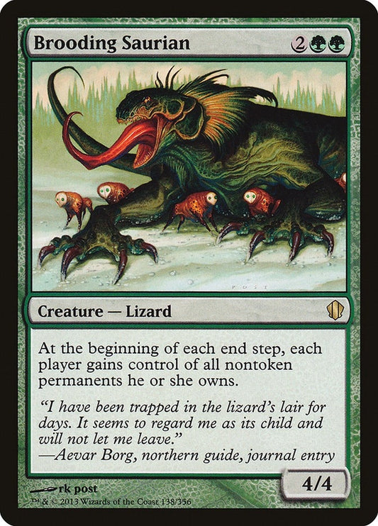 Image for Brooding Saurian (138) (Commander 2013) - Magic: The Gathering