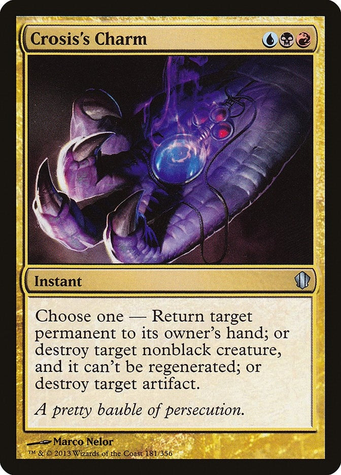 Image for Crosis's Charm (181) (Commander 2013) - Magic: The Gathering