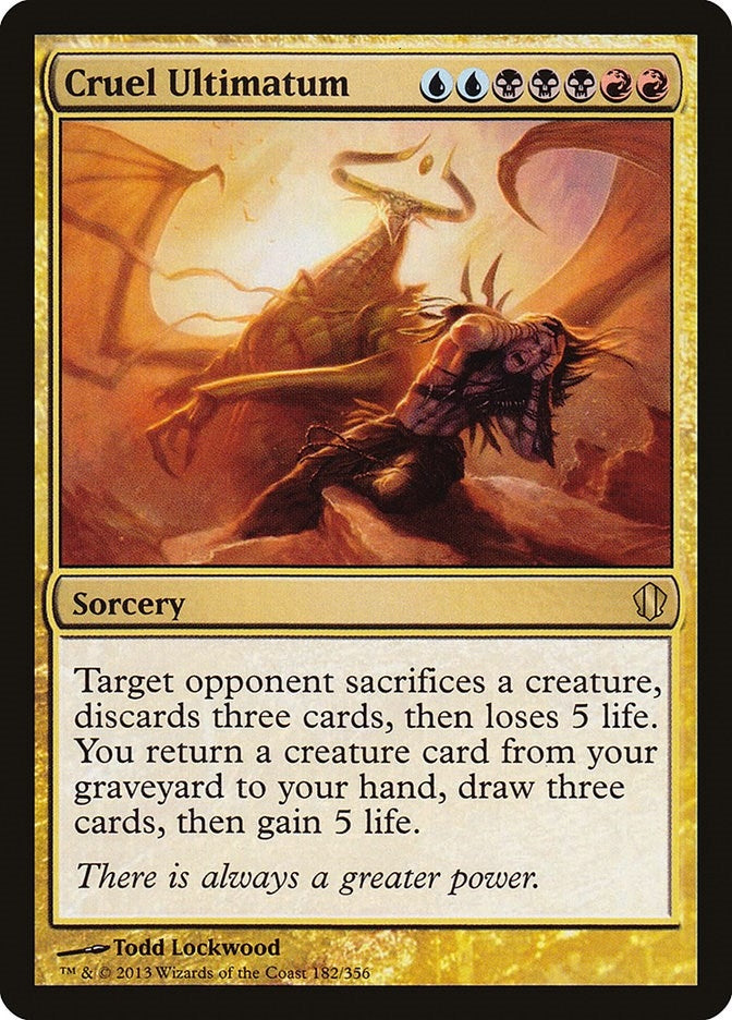 Image for Cruel Ultimatum (182) (Commander 2013) - Magic: The Gathering