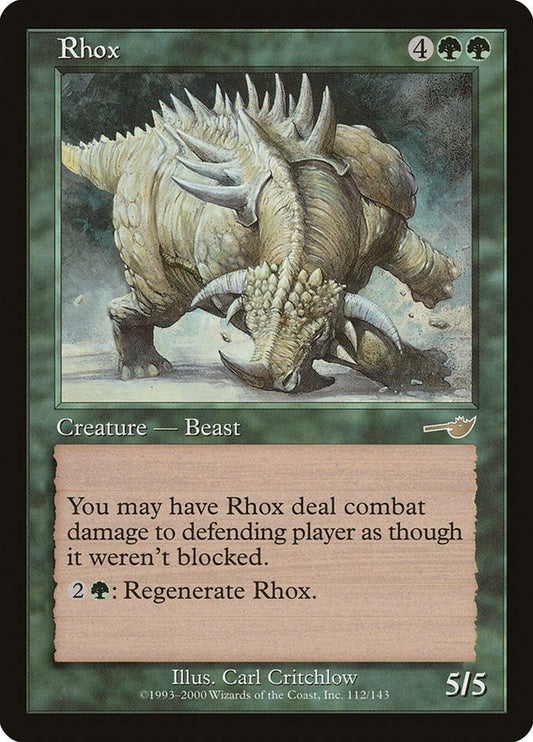 Image for Rhox (112) (Nemesis) - Magic: The Gathering