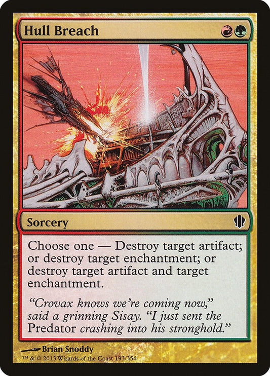 Image for Hull Breach (193) (Commander 2013) - Magic: The Gathering