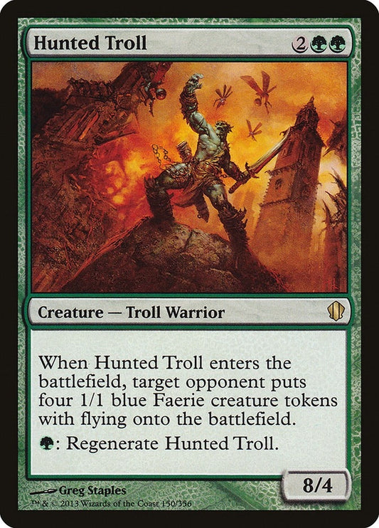 Image for Hunted Troll (150) (Commander 2013) - Magic: The Gathering