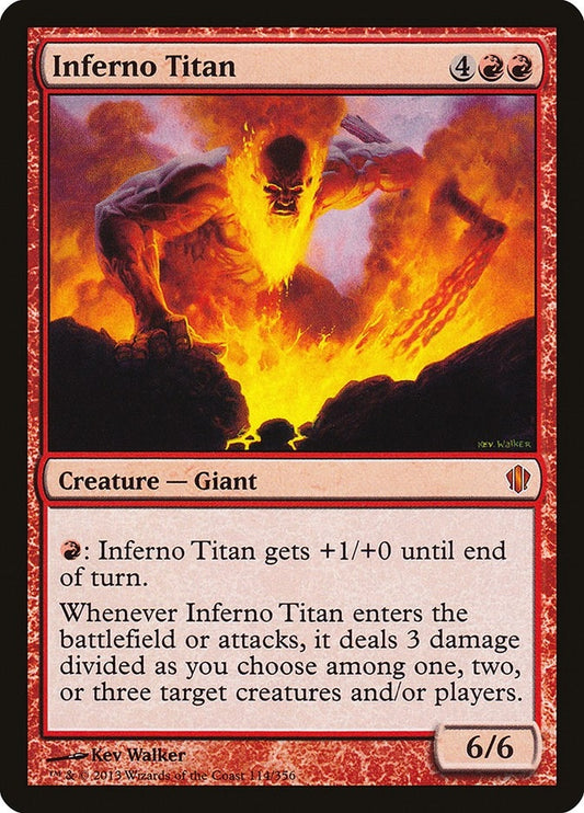 Image for Inferno Titan (114) (Commander 2013) - Magic: The Gathering