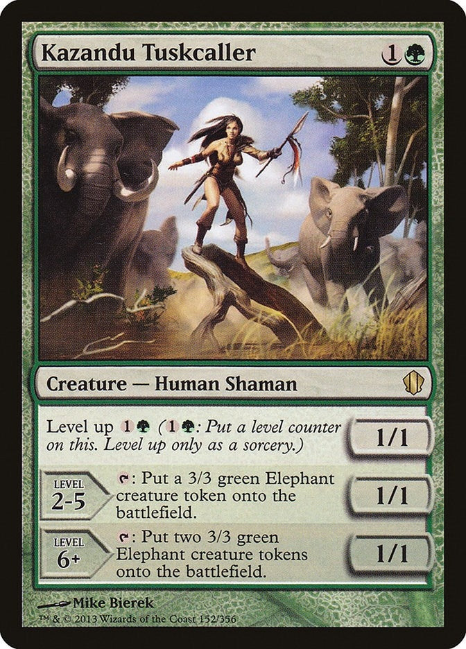 Image for Kazandu Tuskcaller (152) (Commander 2013) - Magic: The Gathering