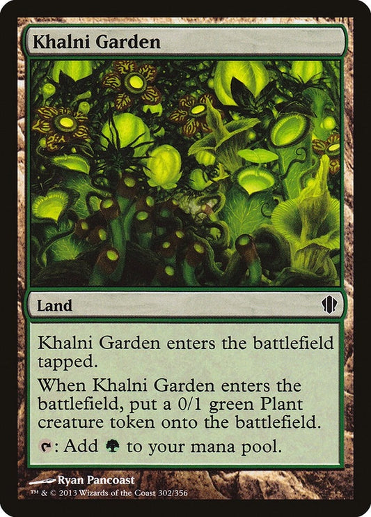 Image for Khalni Garden (302) (Commander 2013) - Magic: The Gathering