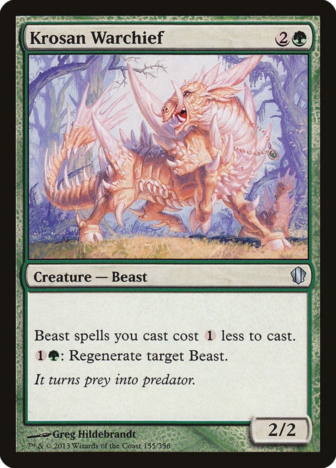 Image for Krosan Warchief (155) (Commander 2013) - Magic: The Gathering